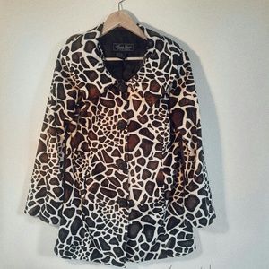 Terry Lewis Classic Luxuries Animal Print Jacket